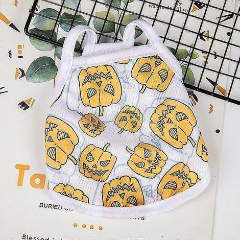 Chaleco de verano para perros, camiseta para perros lindos, ropa para perros con estampado de frutas, camiseta transpirable para cachorros, disfraz fresco para perros pequeños, ropa para mascotas 6 (1/5)