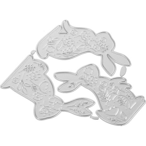 Pochoir en acier au carbone compatible avec les matrices de découpe pour loisirs créatifs. (1/5)