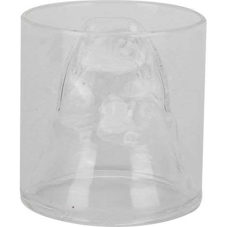 75 ml doppelwandiges Weinglas in Totenkopfform, transparentes Whisky- und Bierglas für Zuhause, KTV, Bar und Club (1/5)