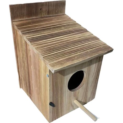 Nichoirs pour Extérieur Abri Oiseaux en Bois Résistant aux Intempéries Maison Oiseaux Jardin Pour les pinsons, merlebleus, colibris, l'extérieur, le jardin, le balcon, la terrasse, la cour (1/5)