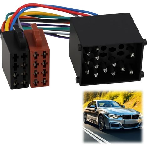 A164 17-Pin ISO-Radioadapter – Kompatibel mit Mini, Land Rover, MG Rover, E36, E46, E39, X5, Z3 – Plug-and-Play-Audioanschluss für Autoradios (1/5)