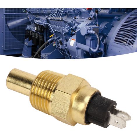 1/2NPT Öl-Wasser-Temperatursensor, Wassertemperatursensor für VDO Dieselgenerator, MAX125℃, Generatorteile mit Temperaturalarm 6-24V. (1/5)