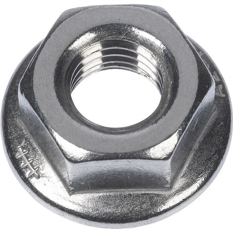 Dado esagonale flangiato MU F M10 in acciaio INOX A2 Fischer 00071952
