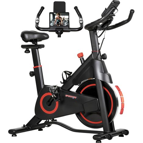 SPORTNOW Exercise Bike, Stationary Bike with Adjustable Magnetic Resistance