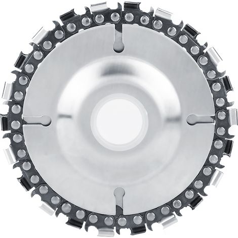 Disque à chaîne de 100 mm (4 pouces) à 22 dents pour meuleuse d'angle de 100/115 mm, idéal pour la sculpture sur bois.
