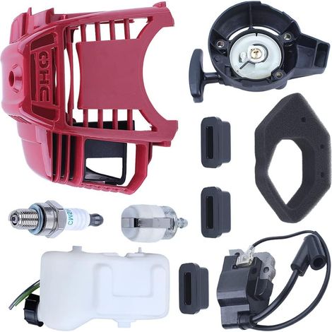 Kit couverture moteur du cylindre supérieur, réservoir de carburant, démarreur, bobine d'allumage, pour moteur Honda Gx25, pièce 30500-Z0H-013, 30500-Z0H-023, 30500-Zoh-013, 30500-Z0H-023, 17211-Zoh-0 (1/5)