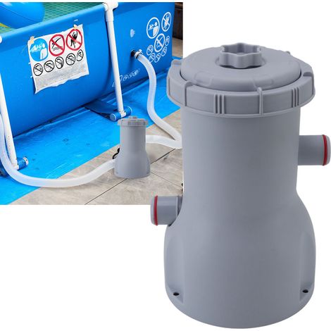 Pompe de filtration pour piscine 35W 530 gallons pompe à eau nettoyante circulatoire filtre