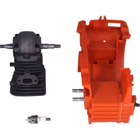 Pièces de Rechange pour Tronçonneuse 40mm - Cylindre et Carter de Pompe à Huile - Compatible avec Modèles 136 137 141 142 - Emballage Sécurisé- (1/5)