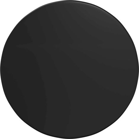 Maison Exclusive - Plateau de table Noir Ø 80 x 1,5 cm Bois d'ingénierie (1/5)