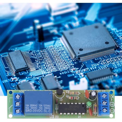3-teiliges Relaismodul, CD4013-Chip, 1 Kanal, Öffner/Schließer, einpolig, bidirektional, optokopplerisoliert, 5 V DC (1/5)