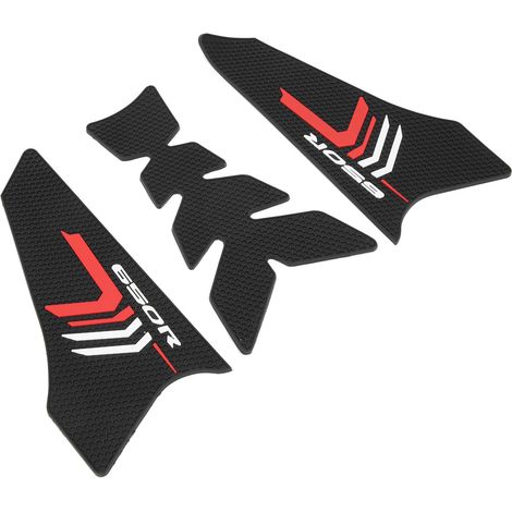 Protecteur de réservoir moto adhésif 3D en caoutchouc pour Honda CB650R CBR650R, type long (1/5)