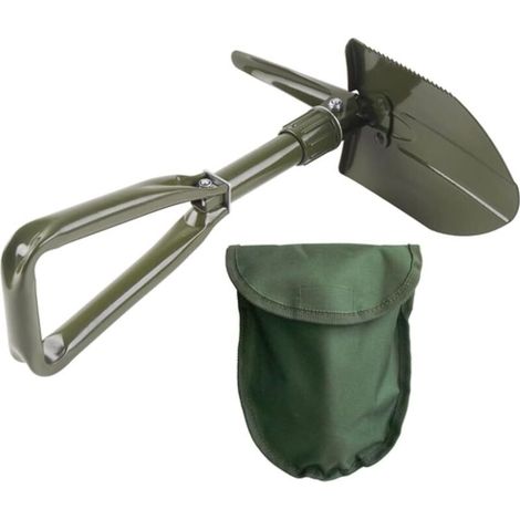 Tente pliante multifonctionnelle d'extérieur - idéale pour le camping, le bivouac et l'alpinisme - 1 pièce, vert militaire (1/4)