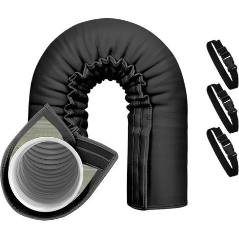 Isolation réglable à trois couches pour conduits de climatisation portables – diamètre 13-15 cm, intérieur/extérieur-AquaForge (1/5)