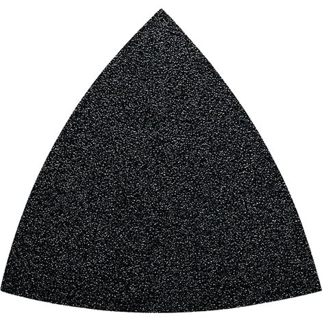 FEIN Papeles de Lija Triangulares Grano 80 Negro Pack de 5
