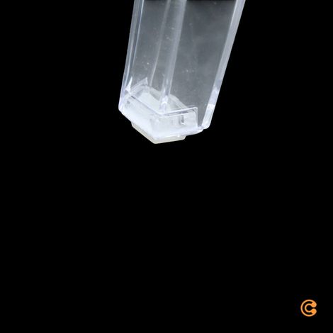 [GEBRAUCHT] B-Ware Kartell Charles Sitz Hocker Sitzhocker Barhocker transparent Stuhl 75 cm (1/2)