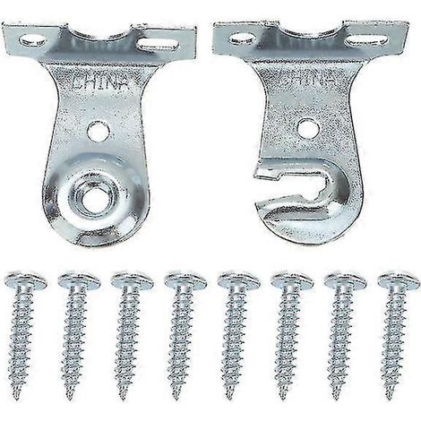 2 jeux de supports pour stores enrouleurs, accessoires pour rideaux et stores enrouleurs (1/5)