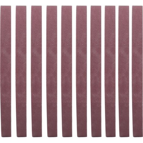 Abrasive Belt for Belt Sander – 10 pieces, 452 x 15 mm, 320 grit, aluminum oxide (1/5)