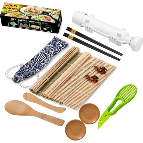 Großes Sushi-Set mit Essstäbchen für zwei Personen (1/5)
