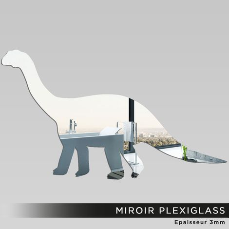 Miroir Plexiglass - Dinosaure - 34x60 cm (1/2)