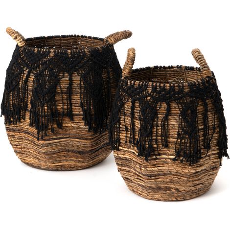 Amadeus - Set de 2 panier Escales noir (1/2)