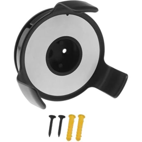 Support mural en forme de griffe pour haut-parleur intelligent compatible Echo Dot 3 et 4, assistant domotique, noir (1/5)