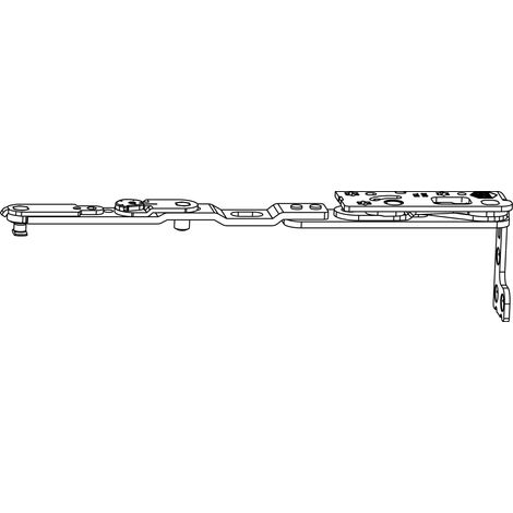 MACO Drehbandarm POWER Holz/PVC FT30 13V FFB 255-1400 silber links (217696)