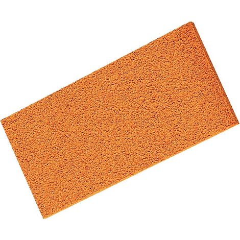 Tampone in gomma spugnosa L280xP140xS10mm rosso grosso