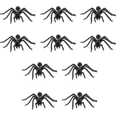10 Stück künstliche schwarze Ameisen für Halloween-Dekorationen