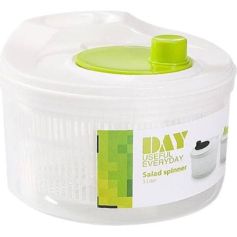 Essoreuse À Salade avec Égouttoir, Couverts À Salade Grande Capacité Bol Et Passoire Essoreuse À Laitue Multi-Usage Rapide Et Facile, Séchoir À Légumes, Lave-Fruits, Essoreuse À Pâtes Et Frites (1/5)