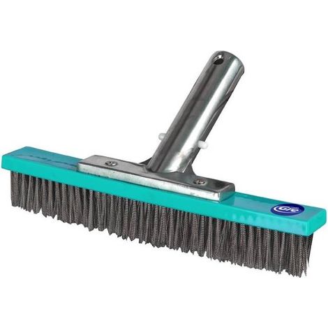 Brosse aluminium gre-pools aluminium brush élimination algues 25 cm (1/2)