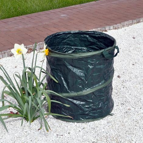 Kingfisher Spring Pop Up Garden Tidy Leaf Waste Refuse Grass Cuttings Bag Bucket (1/2)