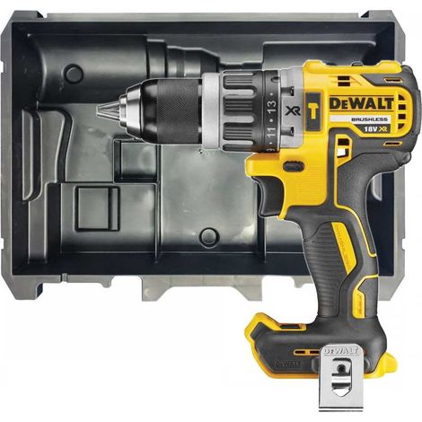 Dewalt DCD796N 18v XR Brushless Compact Combi Hammer Drill Bare + Tstak Inlay (1/4)