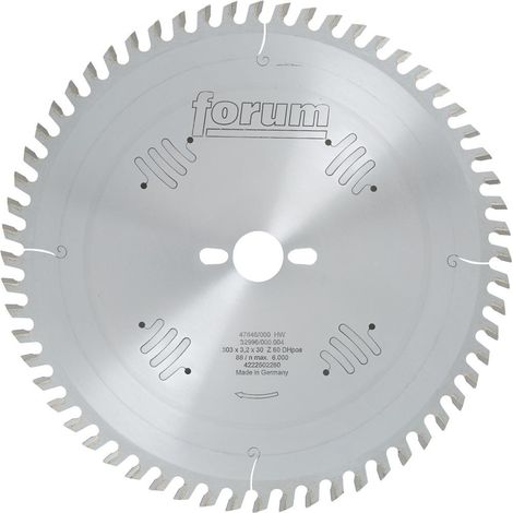 Forum Kreissägeblatt HW-DH positiv 303 x 3,2 x 30-60Z (1/3)