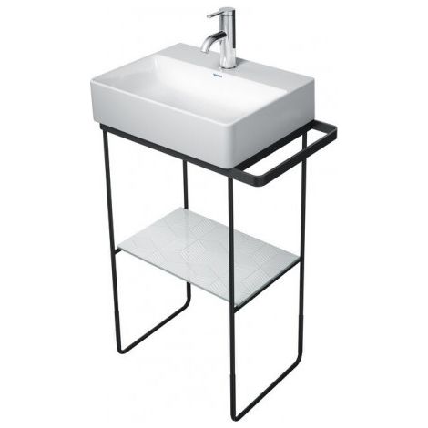 Console en métal DURASQUARE, hauteur réglable +50mm, pour HWB 073245, couleur chr