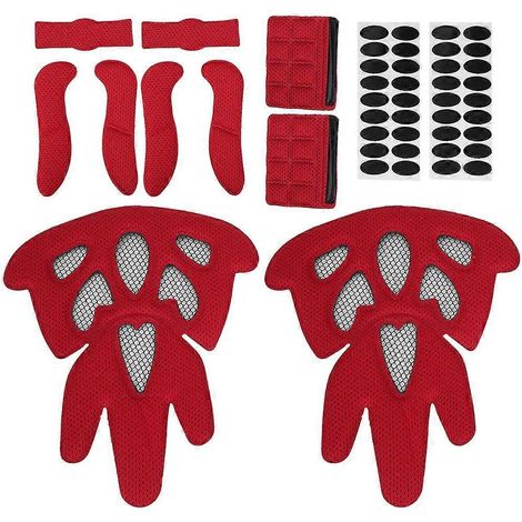 Kit de rembourrage universel pour casque de sécurité 20242 avec moustiquaire intégrée pour vélo et voiture électrique.