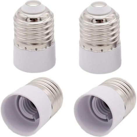 2 x E27 à E14 Lampe Adaptateur Socket Adaptateur Ampoules LED culot E27/e14 (1/5)