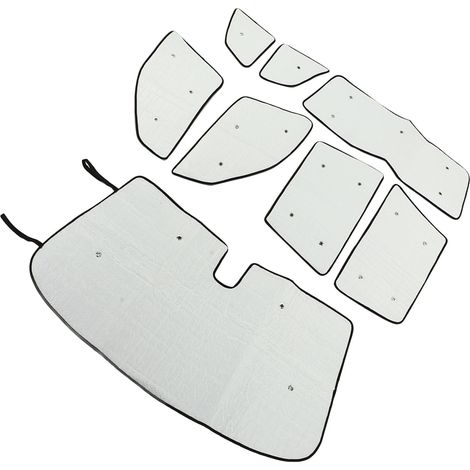 8 pare-soleil de vitre auto avec ventouses, écran thermique pare-brise pour X3 E83 2006-2010 (1/5)