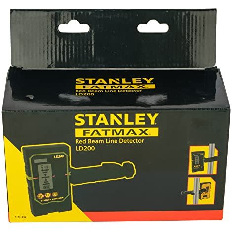 RICEVITORE PER LIVELLA LASER A LINEA PULSANTE ROSSA STANLEY FATMAX LD200 -PROMO-