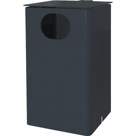 FRANKEL kaiserkraft, Poubelle d'extérieur, capacité 35 l, h x