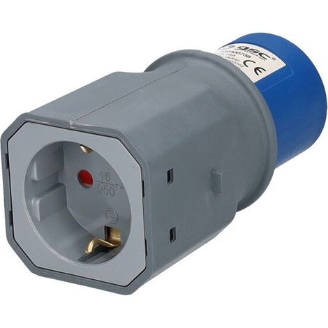 Adaptador clavija cetac (2p+T) 16A base sucko GSC 2300738