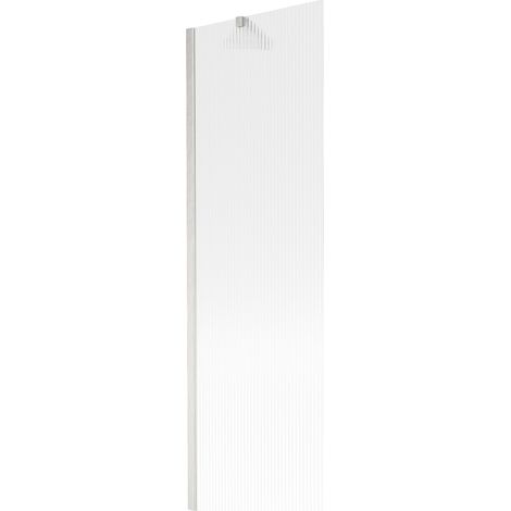 Paroi de baignoire pivotante Mexen Next 1 volet 60 x 150 cm, striée, nickel brossé - 895-060-000-00-09-97 (1/5)