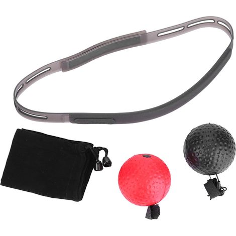 Ballon de Boxe Adulte pour Entraînement Réflexe et Vitesse avec Bandeau (1/5)