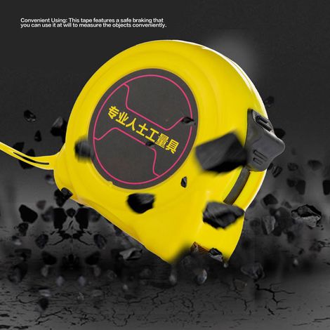 Mètre ruban en acier inoxydable 3-10 mètres, mini règle de menuiserie, ruban à mesurer rétractable automatique, ruban à mesurer circulaire, outil de mesure 10 mètres 25 mm (1/5)