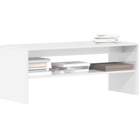 TV-Schrank Hochglanz-Weiß 100x40x40 cm Holzwerkstoff