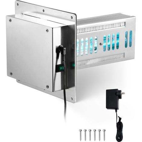 VEVOR Purificatore deAria HVAC per Casa, Luce per Aria Condizionata, Depuratore Aria 2 Lampadine, Luci HVAC con Tecnologia PCO con Cavo Alimentazione per Sistemi AC 18 W 203 x 177 x 265 mm