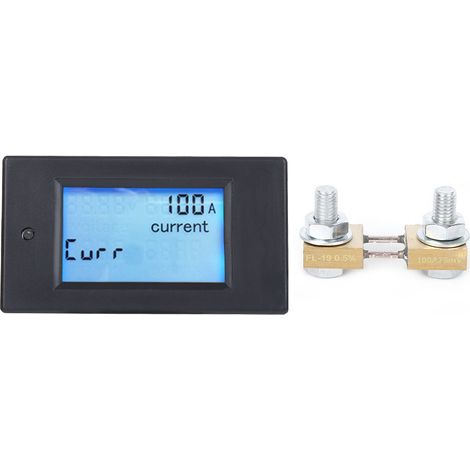 Multimètre numérique multifonction pour mesurer tension, courant, puissance et fréquence avec affichage LCD (1/5)