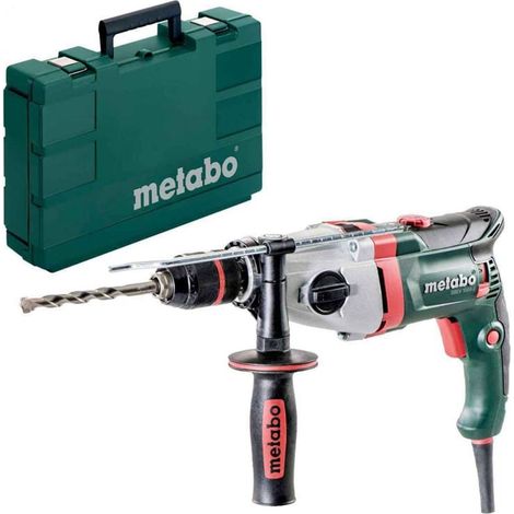 Metabo – Perceuse à percussion 1010 W – Vitesse variable 0-2800/min – Couple 40Nm – Mandrin à serrage rapide – Pour béton et maçonnerie – 600783500