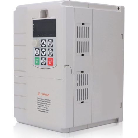 Zoternen – Convertisseur de fréquence 7,5 kW monophasé – Entrée 220V – Sortie triphasée 0-380V – Contrôle PWM pour régulation de vitesse (1/5)
