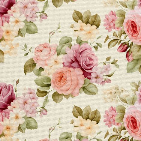 Tela decorativa para exteriores Oxford - Flores - DX2410 (1/5)