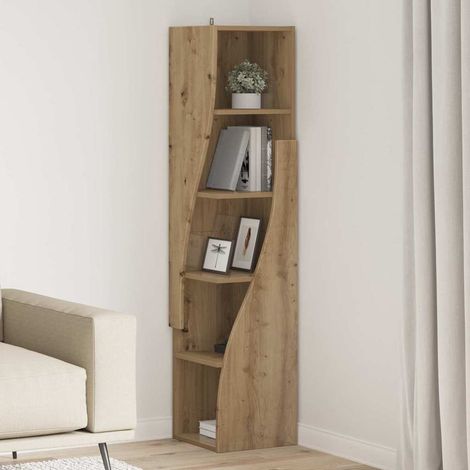 Corner Cabinet 32x32x140cm Engineered Wood Artisan Oak vidaXL (1/5)
